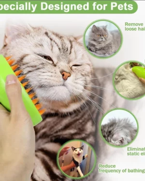 Pet spray brush