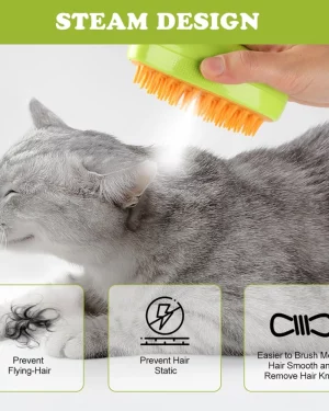 Pet spray brush