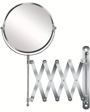 Premium Foldable Wall-Mounted Makeup Mirror