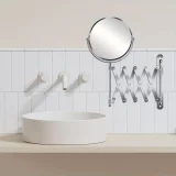 Premium Foldable Wall-Mounted Makeup Mirror