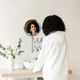 Premium Foldable Wall-Mounted Makeup Mirror