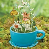 FAIRY GARDEN METAL SWING CHAIR