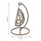 FAIRY GARDEN METAL SWING CHAIR