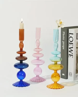 Unique Glass Candle Holders