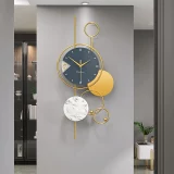 Oversized Round Metal Case Wall Clock