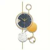 Oversized Round Metal Case Wall Clock