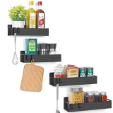 4-Piece Refrigerator Magnetic Shelves