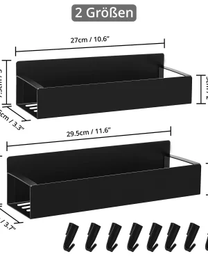 4-Piece Refrigerator Magnetic Shelves