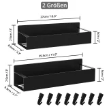 4-Piece Refrigerator Magnetic Shelves