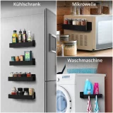 4-Piece Refrigerator Magnetic Shelves