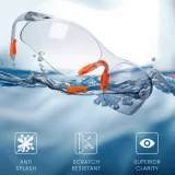 Clear Safety Glasses for Work (12 Pack)