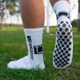 FOOTBALL SOCKS ANTI-SLIP WHITE SPORTS SOCKS GAITERS 39-46