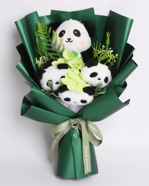 Meet the Panda Cub Bouquet