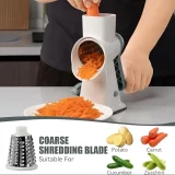 Hand roller vegetable cutter